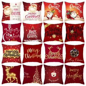 Christmas Decorations Pillow Covers 18x18in Merry Christmas 2022 Snowflake Let it Snow Throw Pillowcover Christmas Pillow Case
