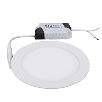 Plafonnier LED encastré sans cadre en aluminium, forme carrée, surface plate, moderne, pour la maison et le bureau, 3W-24W