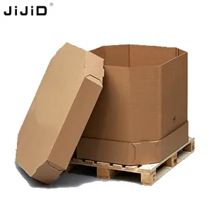 JiJiDココナッツオイルパッケージ1000l紙Ibcトートタンク、食品グレードライナーと加熱パッド付き