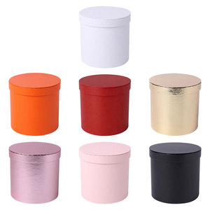 <span class=keywords><strong>กล่อง</strong></span>กระดาษทรงกลมสำหรับจัดดอกไม้ <span class=keywords><strong>กล่อง</strong></span>ใส่ดอกไม้ DIY อุปกรณ์จัดช่อดอกไม้สำหรับงานแต่งงาน วันเกิด วันวาเลนไทน์ - Product Image 1