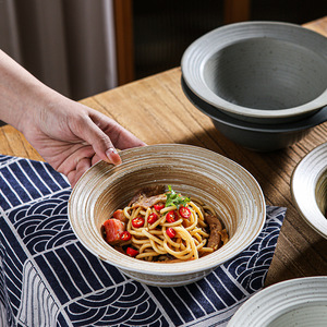 Tazón Grande de Cerámica para Servir Postres, Ensaladas y Cereales, Vajilla de Porcelana para Restaurantes y Hoteles Temáticos - Product Image 3