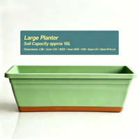 Bacs à plantes rectangulaires en plastique auto-arrosants, bacs de culture en résine pour légumes, pour jardinage intérieur sur balcon ou rebord de fenêtre
