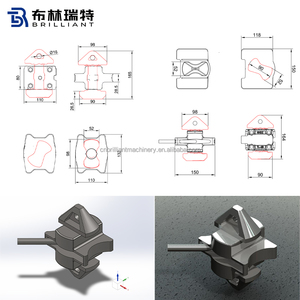Forniture del Produttore: Chiusure di Fissaggio per Container, Twist Lock Manuale Zincato per Container, Twistlock Intermedio Grande - Product Image 2