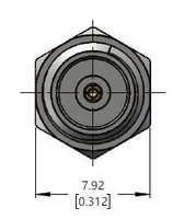 ZCOM NT24FP2Z01 Résistance de terminaison coaxiale RF femelle 2,4 mm, puissance moyenne 2W, DC à 50 GHz, 50 Ohms, pour test micro-ondes