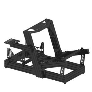telaio in alluminio profilo simulatore pozzetto Super guida simulatore di gioco cabina di pilotaggio con sedia da corsa reale - Product Image 3
