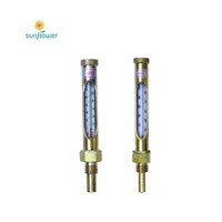 Industrial 8" Straight Type Marine V-shape Glass Thermometer