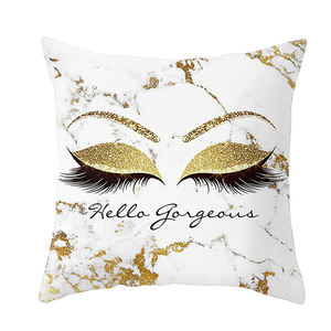 Magnifique housse de coussin décorative à paillettes pour cils de maquillage, style Wink Fashion - Product Image 5
