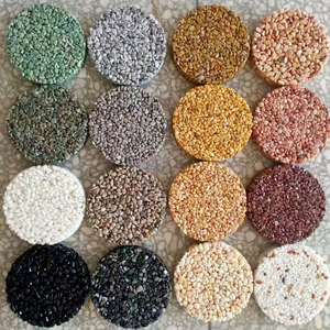 Aggregato di pietra incollata con resina epossidica 3-5mm 4-6mm 6-9mm, ciottoli colorati, pietra <span class=keywords><strong>lavata</strong></span>, <span class=keywords><strong>ghiaia</strong></span> arrotondata per pavimentazione di cortili - Product Image 2