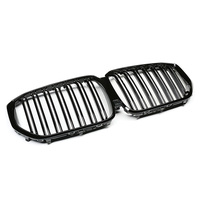 Calandre avant ABS Gloos noire à double lamelles, nouvelle calandre de remplacement pour BMW X5 G05 2019+, calandre avant de voiture