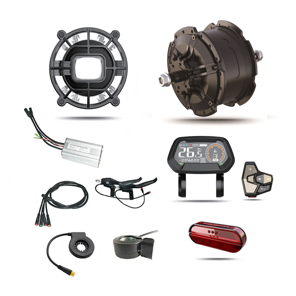Motore Posteriore Per E-bike 24-48 V 200 W – Ruota A Frizione, Montaggio Rapido, Per Mountain Bike, Leggero E Compatto