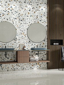 Nouveau <span class=keywords><strong>Terrazzo</strong></span> Blanc Coloré Pierre Artificielle Salle <span class=keywords><strong>De</strong></span> Bains Cuisine Comptoir Table Top <span class=keywords><strong>Terrazzo</strong></span> Carrelage Décoration Intérieure <span class=keywords><strong>Terrazzo</strong></span> - Product Image 2