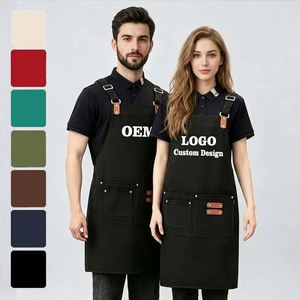 Delantales de Trabajo Aptos para Repostería, Baristas, Cafeterías, Panaderías, con Logotipos Personalizados, Resistentes al Agua y al Aceite, de Alta Calidad - Product Image 1