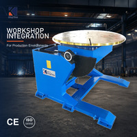 Table de positionnement rotative pour soudage avec mandrin à trois mors et pédale pour outil de soudure circulaire automatique de brides de tuyaux en acier