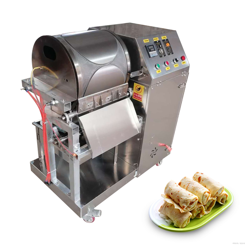 Pastry Samosa Egg Spring Roll Skin Sheet Wrapping Making Machine for Snack Preparation