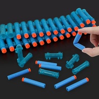 Pistolet à balles molles Gatling pour enfants, kit de modèle de tir Gatling pour adultes, jouet de tir, lanceurs de balles en mousse, balles en mousse souples