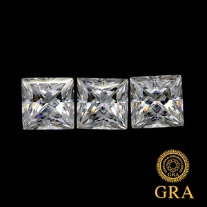 Drill More Jewelry Princess Cut Moissanite Loose Stone D Color 3EX Lab Created For Jewelry Making - Product Image 2
