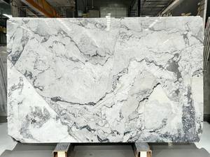 Pietra di pietra bianca mimetica lastra di marmo naturale moderno minimalista di lusso <span class=keywords><strong>sfondo</strong></span> per la Villa esterna decorazione della parete interna - Product Image 2