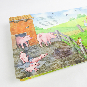 Diseño personalizado coche vehículo mirar interior Flip-flap movimiento <span class=keywords><strong>libro</strong></span> impresión para niños pastizales animales <span class=keywords><strong>Atlas</strong></span> - Product Image 3