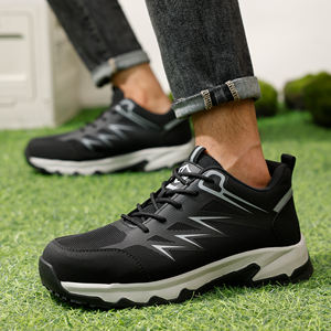 أحذية السلامة الأمنية من YIZHONCO للرجال ، مصنع تصنيع مسامي خفيف الوزن من نسيج أكسفورد من المايكروفايبر العلوي من الصلب العريض بمقدمة القدم - Product Image 4