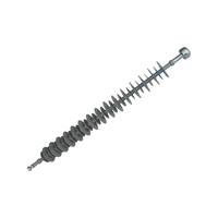 Isolateur de suspension composite polymère haute tension 24 kV, 33 kV, 66 kV, 69 kV, 120 kN