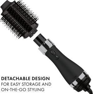 Professional Ceramic Electric Styling Tools 3-in-1 Multifunction Hair Straightener <b>Comb</b> Curler <b>Hot</b> Air Brush for Outdoor Hotel - Product Image 4