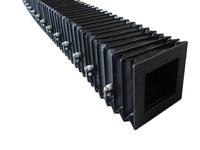 Conception personnalisée machine couverture Rail télescopique cache-poussière soufflet pour équipement de tour