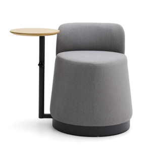 Chaises de bureau rembourrées avec <span class=keywords><strong>roulettes</strong></span> Aucun fauteuil baril moderne d'assemblage <span class=keywords><strong>pour</strong></span> immeuble de bureaux - Product Image 2