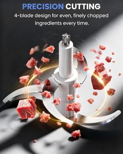 Picadora de Carne Eléctrica Comercial de Alta Resistencia, Mezcladora y Picadora de Alimentos de Gran Capacidad (6L, 8L, 10L, 15L) - Product Image 2