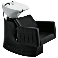 Diant livraison gratuite meubles de salon de coiffure et de beauté salon shampooing chaise lavage des cheveux style lit