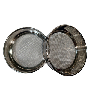 High Precision Corrosion Resistant 316 Stainless Steel Woven Mesh Lab <b>Sieve</b> with Reinforced Edge Frame for <b>Fine</b> Powder Grading - Product Image 1