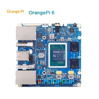 Placa de Desarrollo OrangePi 6 con Procesador de 12 Núcleos y 64 Bits, 45 TOPS de Potencia de Cálculo, Soporte para Modelos de IA, Sistema Operativo Linux, NPU, Ethernet Dual de 2.5G