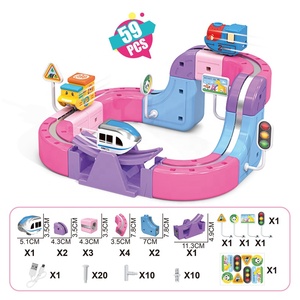2026 Novedad: Set de Bloques de Construcción Magnéticos de Levitación Personalizados al por Mayor, con Pista de <span class=keywords><strong>Tren</strong></span> y Balancín, Kit de Juguetes DIY STEM para Niñas - Product Image 4