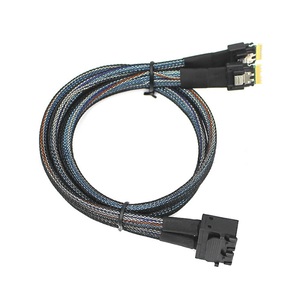 MiniSAS HD SFF8643 çift bağlantı noktalı SlimSAS sff8server sunucu ana kart dizisi kartı veri kablosu - Product Image 2