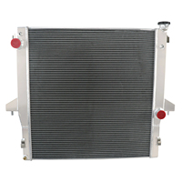 GTGMOTO 2 Rows Aluminum Radiator for Dodge Ram 2500 3500 CUMMINS 5.9L 6.7L L6 2003-2010