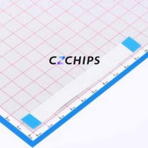 FFC1.0A-10P-100-4-8 FFC Cable (Flexible Flat Cable) P=1mm Connector 10P 1mm Non-Inverting 10cm - Product Image 2