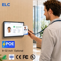 Tablette murale encastrée Rk3576s Android avec PoE, capteur de proximité NFC intégré, Rs485, Rj45, pour vérification NFC