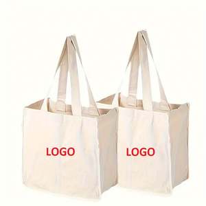 Bolsa de Compras Personalizada Grande de Lona Natural de 10OZ 12OZ 16OZ 20OZ, Tipo Hobo, con Bolsillo para Botella de Agua - Product Image 6