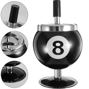 Cenicero giratorio de billar personalizado con tapa, cenicero giratorio con logotipo, cenicero sin humo - Product Image 5