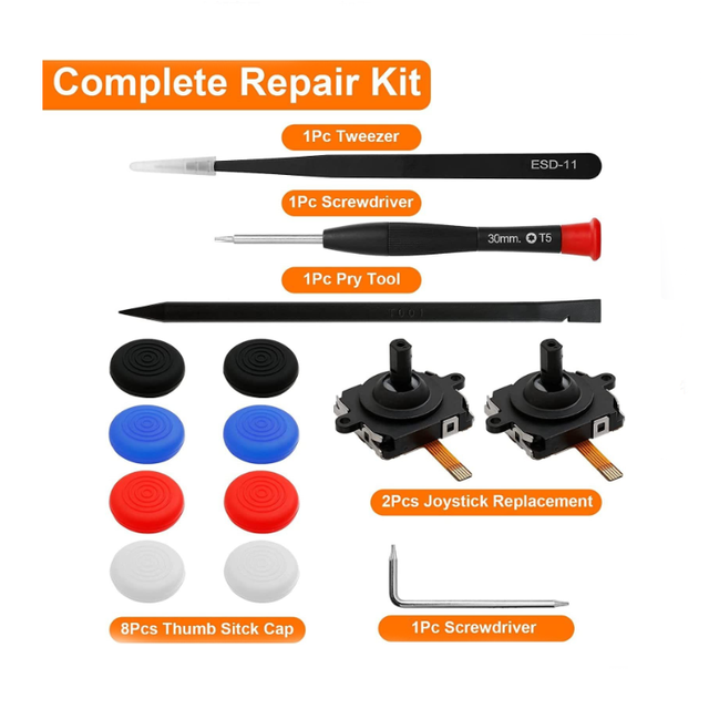 Repair Analog Stick Joystick Tool Kit for Oculus Quest2 VR Controller Replace Thumb Stick Tool Joystick