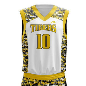 Vêtements de sport personnalisés, respirants, uniformes de basket-ball d'été, écologiques, légers, à séchage rapide - Product Image 4