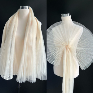 Tissu plissé rigide pour grand <span class=keywords><strong>orgue</strong></span>, tissu plissé à gros plis, forme rigide, texture artisanale, tissu décoratif - Product Image 3