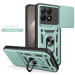 Custodia anulare in TPU 360 <span class=keywords><strong>Antishock</strong></span> di lusso custodia per supporto magnetico auto per XIAOMI 15T custodia scorrevole per fotocamera magnetica custodia antiurto - Product Image 5