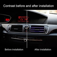 Bandes décoratives pour sortie de climatisation de voiture, accessoires d'intérieur de voiture