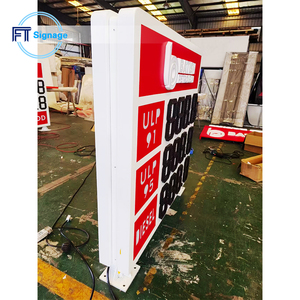 Affichage <span class=keywords><strong>numérique</strong></span> personnalisé des <span class=keywords><strong>prix</strong></span> du carburant <span class=keywords><strong>à</strong></span> LED pour station-service, télé<span class=keywords><strong>commande</strong></span>, étanche IP65, cadre en aluminium - Product Image 4