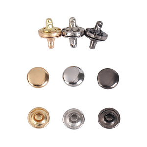 Nhà Máy Giá Bán Vòng Đôi Đinh Tán 14Mm 18Mm Mỏng Từ <span class=keywords><strong>Snap</strong></span> Nút Đóng Cửa Fastener Cho Ví Túi Xách - Product Image 2