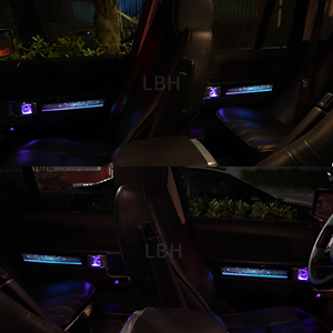 Lampe d'ambiance Lumière ambiante pour Land Rover Range Rover 2007-2012 Style <span class=keywords><strong>ruban</strong></span>/Style ciel étoilé Lumière <span class=keywords><strong>LED</strong></span> intérieure RVB colorée - Product Image 5