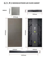 Écran d'affichage LED interactif 3D pour danse chinoise, intérieur/extérieur, couleur pleine, pour mariage, scène de discothèque, DJ