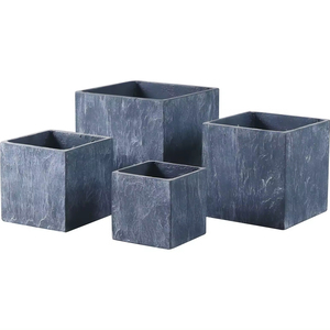 Pots de fleurs en fibre de verre en béton ShenZhen Intérieur Moderne Léger Jardinière étanche - Product Image 1