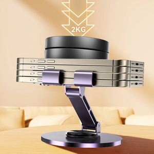 360 <b>Rotating</b> Mobile Exhibition Cell Phone Foldable Side Holders Accessories <b>Display</b> Watch Adjustable Rolling Laptop <b>Stand</b> Holder - Product Image 4