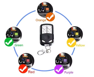 Cửa nhà để xe Keychain từ xa ABCD nút thay thế cho <span class=keywords><strong>liftmaster</strong></span> Sears chamberlain Craftsman 891lm 893lm 108max - Product Image 5